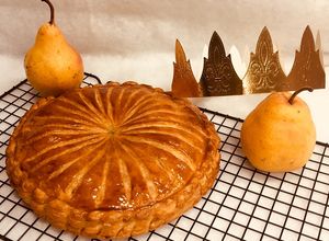 Une photo de Galette des rois poire chocolat