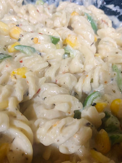 A picture of Pasta with Oats white Sauce.