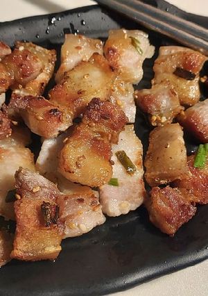 รูปของ หมูย่างเกาหลีสูตรประหยัดและไม่เผ็ด