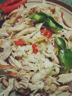 Foto resep Sambal matah ayam suwir