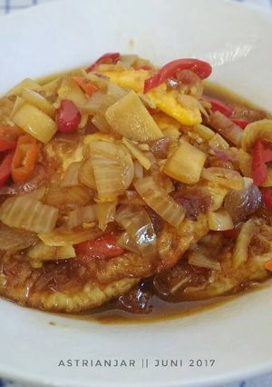 Foto resep Tumis Telur Ceplok 🍳