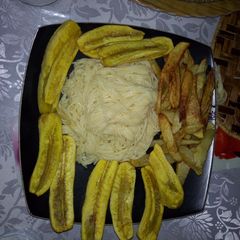 A picture of Deep fried bananas.