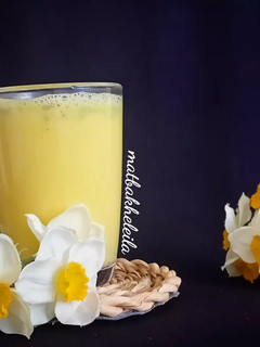 عکسی از دستور شیر زعفران پسته سنتی