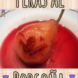 Peras al borgoña o al vino tinto