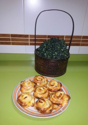Una foto de Caracolas jamón y queso con Thermomix