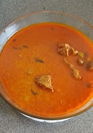 A picture of Mutton qorma.