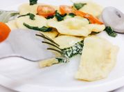 Gambar bayam ravioli