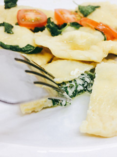 Foto resep Spinach Ravioli Sage Butter Sauce