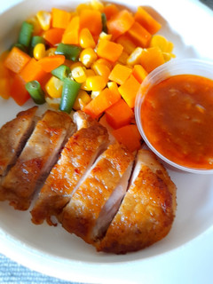 Foto resep Steak Paha Ayam dengan Saus Barbeque (bisa MPASI tanpa saus)