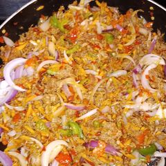 A picture of Samosa filling.