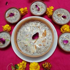 A picture of Bajre ki kheer.