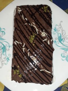 عکسی از دستور کیک بستنی میوه ای