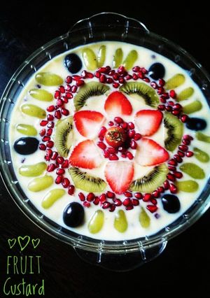 A picture of Fruit custard.