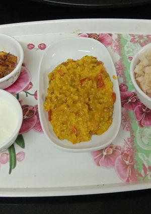 A picture of Veg masala khichadi.