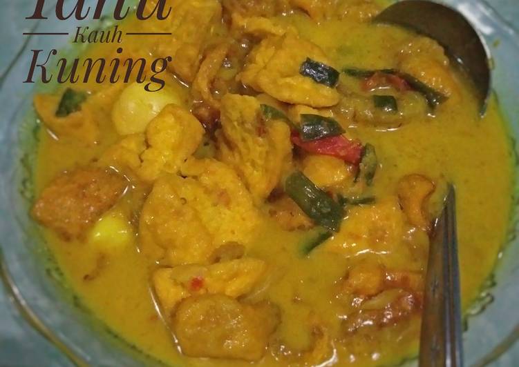 Resep Tahu Kuah Kuning, Lezat Sekali