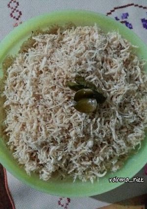 Foto resep Abon Ayam (no Msg)