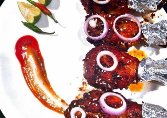 Recipe of Award-winning Monisha&#39;s Spicy Chicken Drumsticks
