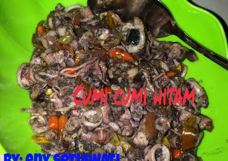 Cumi cumi masak hitam