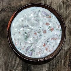 A picture of Curd salad.
