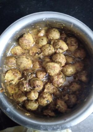 A picture of Soya tikka Masala.