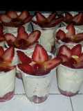 Crema chantilly con frutilla 🍧🍓