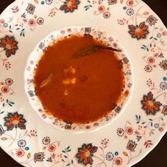 Prawn curry A picture of Prawn curry.