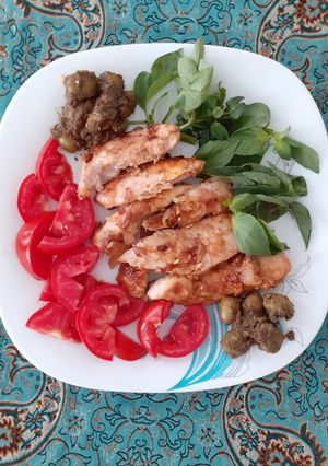 عکسی از دستور فیله مرغ