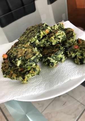 Una foto de Croquetas de acelga y arroz FÁCILES