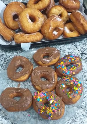 Una foto de Donas esponjosas