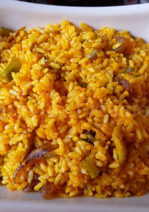 A picture of Native Jollof Rice.