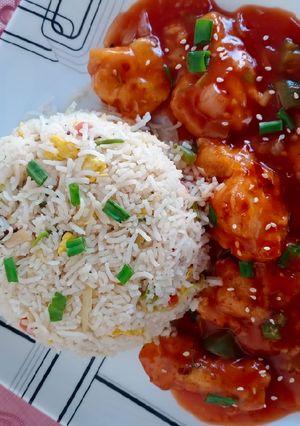 A picture of Chinese Chicken Manchurian😋.