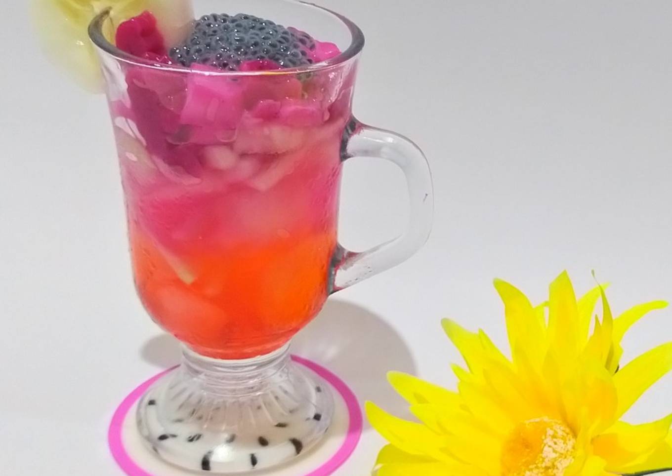 Es timun puding selasih