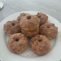 Apple Cinnamon Baked Donuts A picture of Apple Cinnamon Baked Donuts.