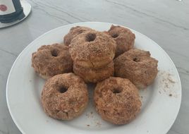 Apple Cinnamon Baked Donuts