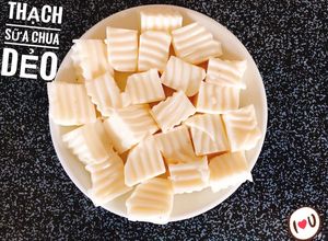 Hình của món Ăn dặm - Thạch sữa chua dẻo.