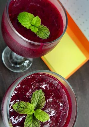 Foto resep Buah naga smoothie
