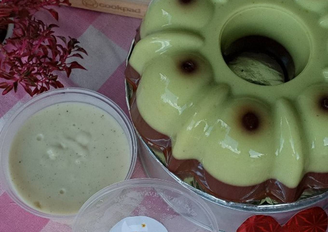 Puding Coklat Alpukat Vla Vanila