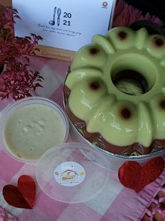 Foto resep Puding Coklat Alpukat Vla Vanila