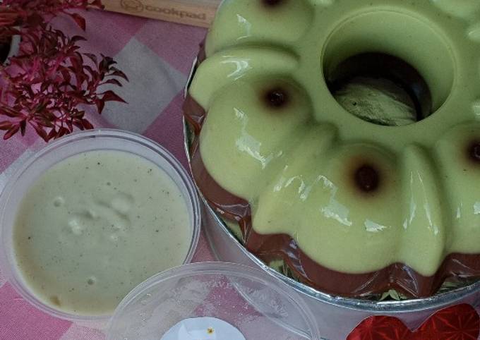 Puding Coklat Alpukat Vla Vanila