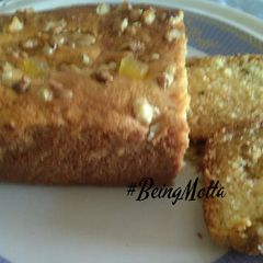 A picture of Pineapple-Walnut Slice Cake.