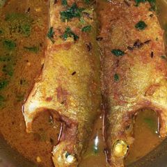 Fish curry A picture of Fish curry.
