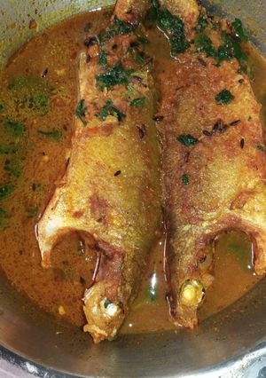 A picture of Fish curry.