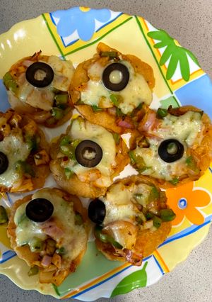 A picture of Papdi pizza.