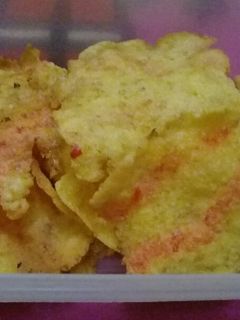 Foto resep Kerupuk manis pedas mix singkong & nasi ala @dapurbyana