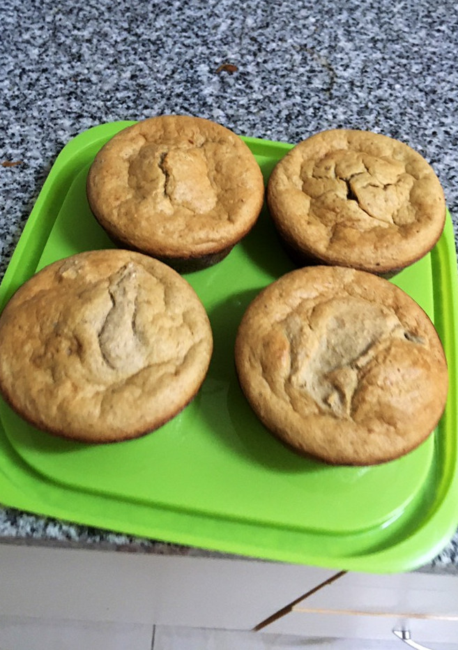 Una foto de Muffins de avena y banana