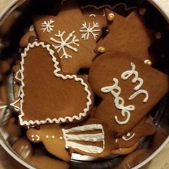 A picture of Gingerbread biscuits.