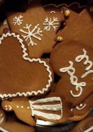 A picture of Gingerbread biscuits.