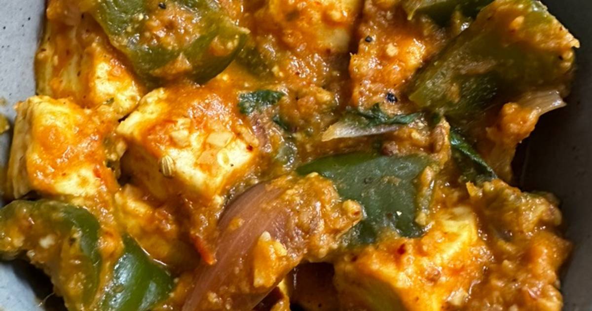 Kadhai paneer Recipe by Arzoo Sahni - Cookpad