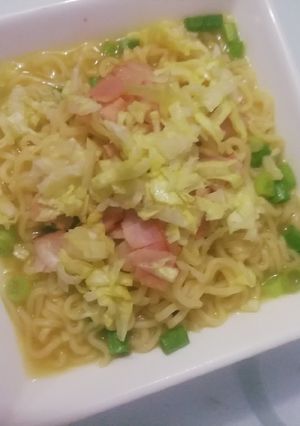 Una foto de Ramen casero
