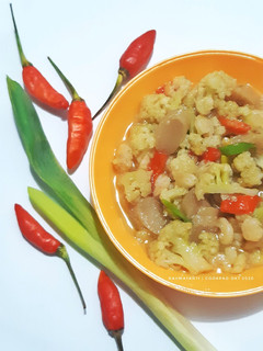 Foto resep Cah Kembang Kol Pedas